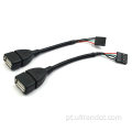 USB-2.0 para DUPONT 5PIN CABELO DE CABELO CABO TABEL